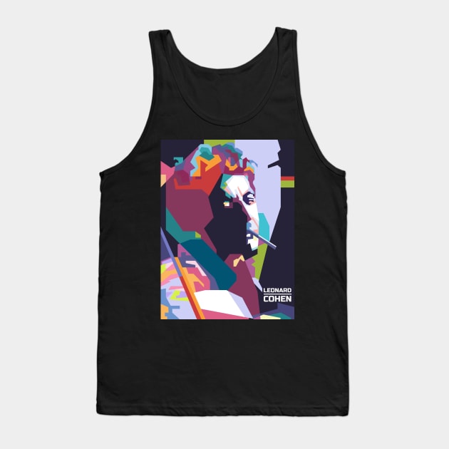 Abstract Cohen in WPAP Popart Tank Top by smd90